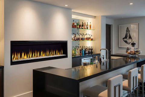 Image of SimpliFire Allusion Edge 78 Inch Smart Virtual Digital Electric Fireplace - SF-ALLE78