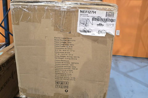 Image of Open Box Napoleon Woodland 27'' Electric Fireplace Log Insert