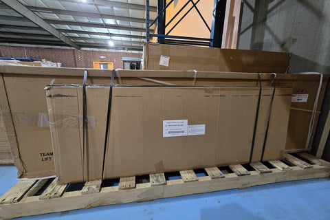 Image of Open Box SimpliFire Allusion Platinum 72'' Wall Mount Electric Fireplace - SF-ALLP72-BK