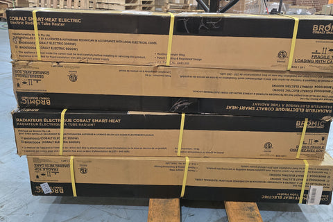 Image of Open Box Bromic Heating 56'' Cobalt Smart-Heat 6000W Electric Infrared 240V Stainless Steel Patio Heater