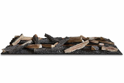 Image of Aquafire Hand-Painted Faux Wood Molded Log Set with Ember Bed for Aquafire Water Vapor Fireplace
