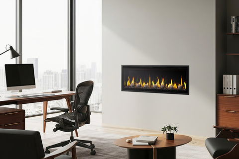 Image of SimpliFire Allusion Edge Smart Virtual Digital Electric Fireplace Spheres