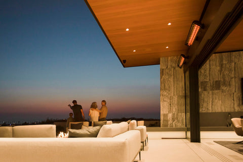 Image of Infratech CD Series Dual Element Marine Grade 4000 Watt 240V Outdoor Electric Heater | Infratech 39 in Electric Radiant Heater | CD4024MG