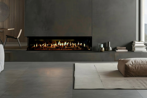Image of Ortal Holographic 74" Linear Multi-View Built-In Electric Fireplace