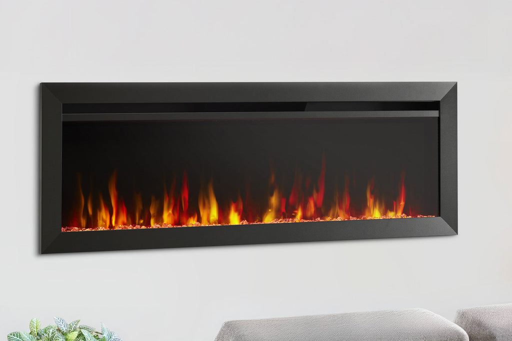 SimpliFire Allusion Slim 40 inch Wall Mount Recessed Electric Fireplace - SF-ALLS40