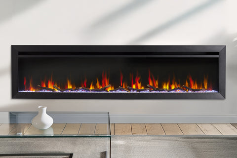 Image of SimpliFire Allusion Slim 72 inch Wall Mount Recessed Electric Fireplace - SF-ALLS72