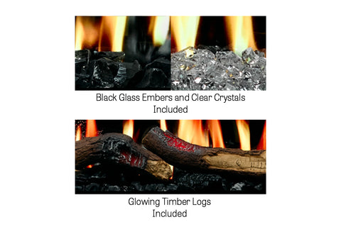 Image of SimpliFire Allusion Edge Smart Virtual Digital Electric Fireplace Media