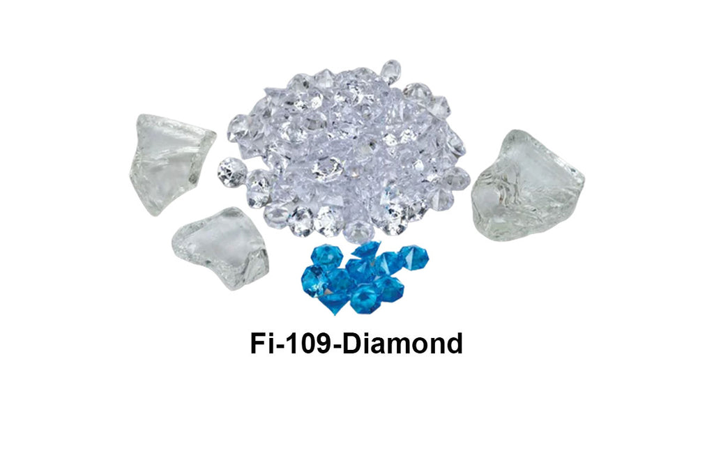 Amantii Remii Sierra Flames Electric Fireplace Glass Media Fi-105-Diamond Fi-106-Diamond Fi-107-Diamond Fi-109-Diamond