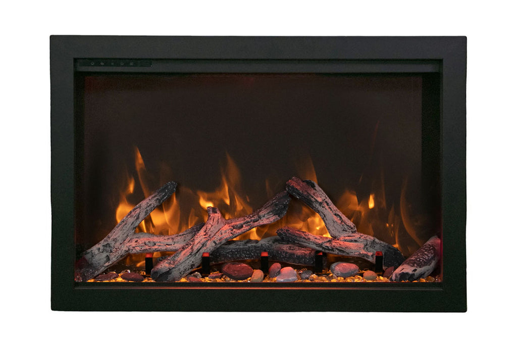 Amantii Traditional Bespoke Built-In Indoor Outdoor Smart Electric Firebox Insert