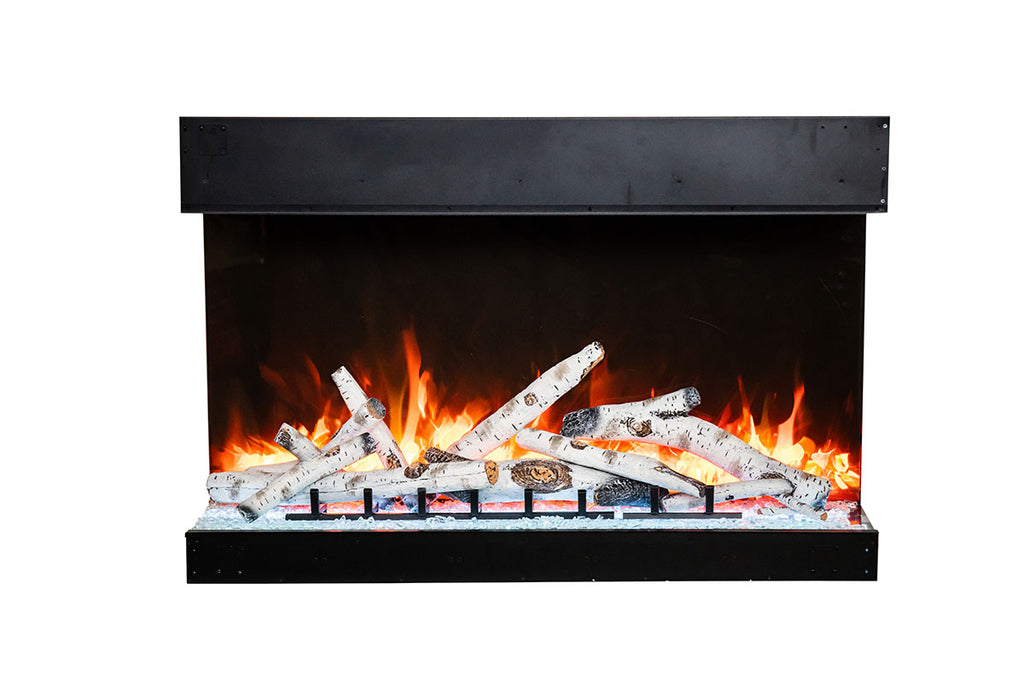 Amantii Tru View Bespoke 45-inch 3-Sided View Built In Indoor Outdoor Smart Electric Fireplace -TRV-45-BESPOKE
