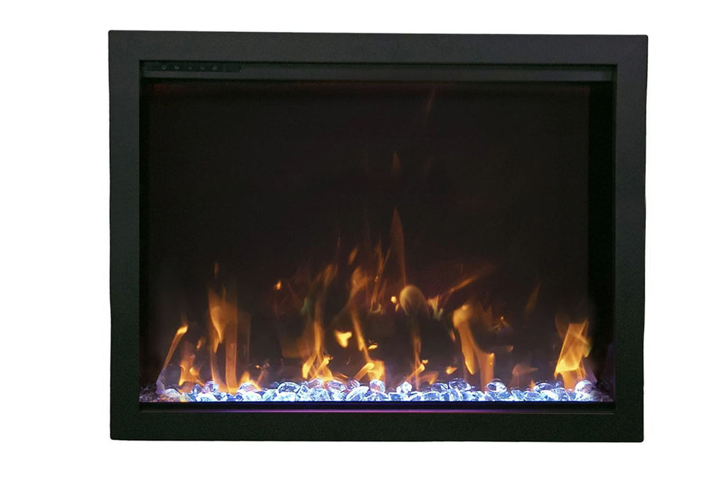 Amantii Traditional Bespoke 48 Inch Built-In Indoor Outdoor Smart Electric Firebox Insert TRD-48-BESPOKE