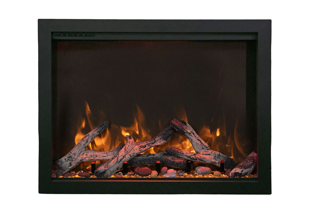 Amantii Traditional Bespoke 48 Inch Built-In Indoor Outdoor Smart Electric Firebox Insert TRD-48-BESPOKE