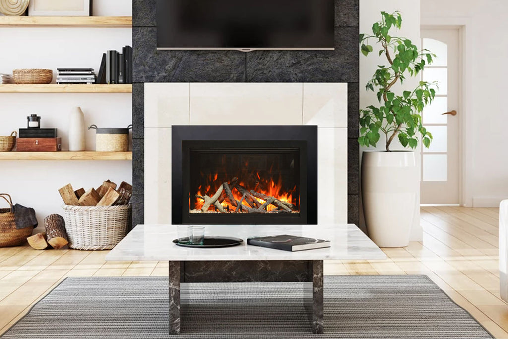 Amantii Traditional Lumina Built-In Indoor Outdoor Smart Electric Firebox Insert - TRD-LUMINA