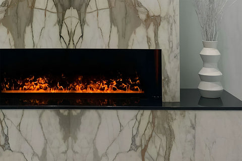 Image of Aquafire Pro AFireWater Prestige Pro Water Vapor 20'' Built-In Electric Fireplace Insert | Water Mist Electric Fireplace | AWPR-20-50 | Electric Fireplaces Depot