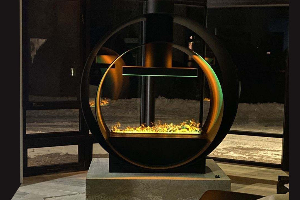 AFireWater Prestige Pro Water Vapor 40'' Built-In Electric Fireplace Insert | Water Mist Electric Fireplace | AWPR-40-100 | Electric Fireplaces Depot