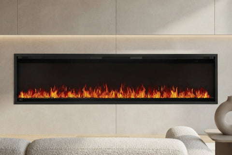 Image of Napoleon Astound SlimMount 74 inch Smart Wall Mount Recessed Slim Linear Electric Fireplace - NEFL74AS