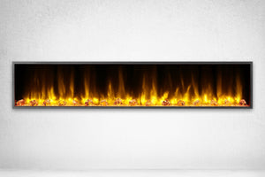 Open Box Returned Dynasty Harmony 80 Inch Built In Linear Wall Mount Electric Fireplace | DY-BEF80-OB | Dynasty Fireplaces