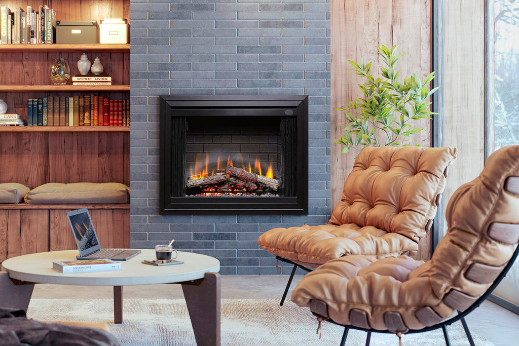 Dimplex 39 inch Deluxe Electric Fireplace Insert - Firebox - Heater - BF39DXP - Electric Fireplaces Depot