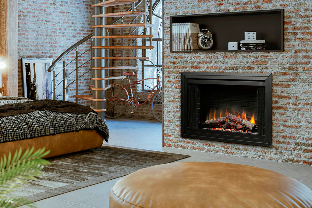 Dimplex 45 inch Deluxe Electric Fireplace Insert - Firebox - Heater - BF45DXP - Electric Fireplaces Depot