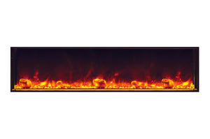 Open Box Amantii Panorama 72-inch Deep Built-in Indoor/Outdoor Linear Electric Fireplace