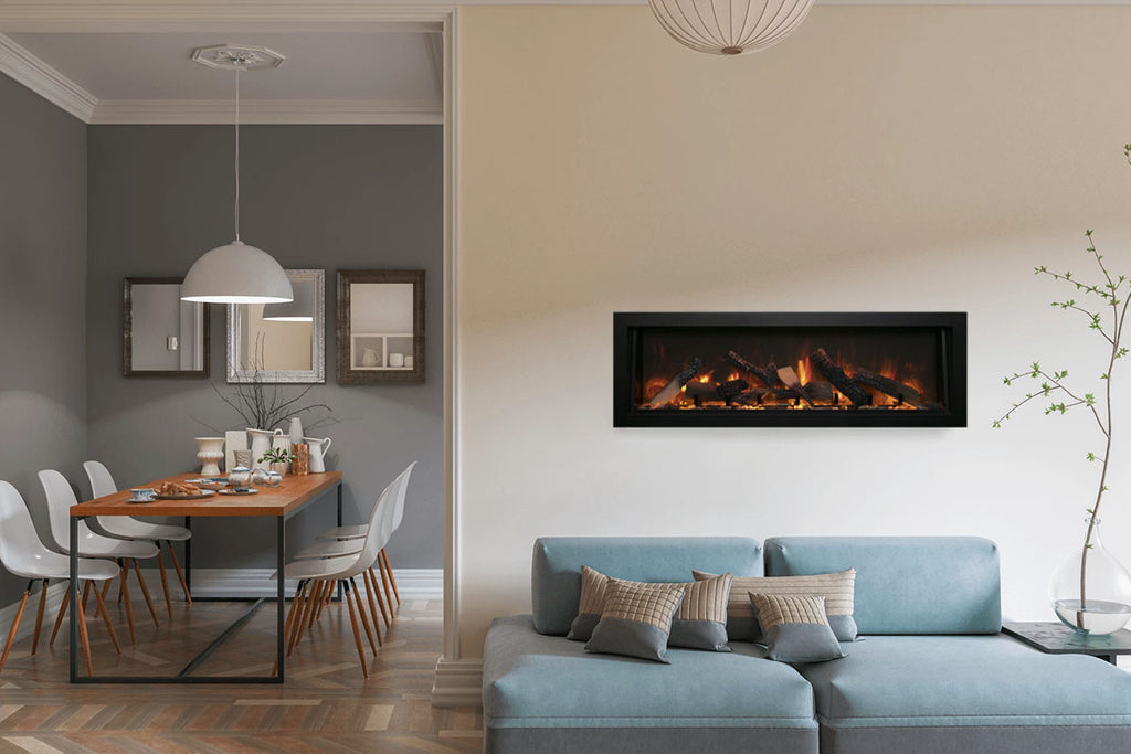 Amantii Panorama 50 inch Deep Built-in Indoor & Outdoor Electric Fireplace – Heater - BI-50-DEEP-OD – Electric Fireplaces Depot