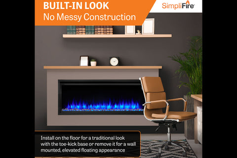 Image of SimpliFire Boyd 68 Ready to Finish Electric Fireplace