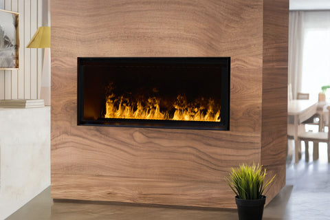 Image of Dimplex 45 Inch Opti-Myst Pro RGB 1000 Built-In Water Vapor Electric Fireplace - CBX1000-AM - GBF1000-PRO
