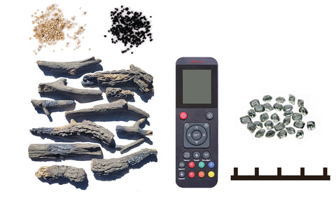 Image of Amantii Traditional Lumina Built-In Indoor Outdoor Smart Electric Firebox Insert - TRD-LUMINA