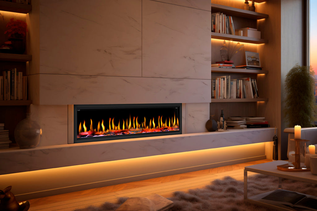 Dynasty Tempo Virtual Linear Recessed Electric Fireplace DY-FVX
