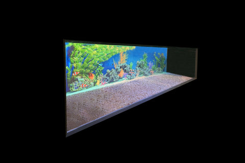 Image of Solution Fires TrueFlame 60'' 3DX Virtual Multi-Sided Built-In Electric Fireplace