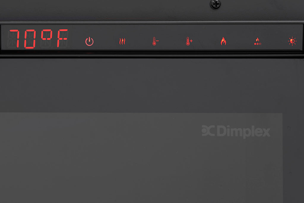 Dimplex Optimyst Linear Water Vapor Built-In Electric Fireplace Water Mist Fireplace with Heater OLF46-AM