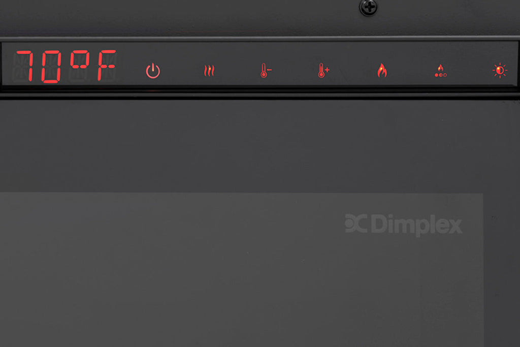 Dimplex Optimyst 86 inch Linear Water Vapor Built-In Electric Fireplace - Water Mist Fireplace with Heater OLF86-AM