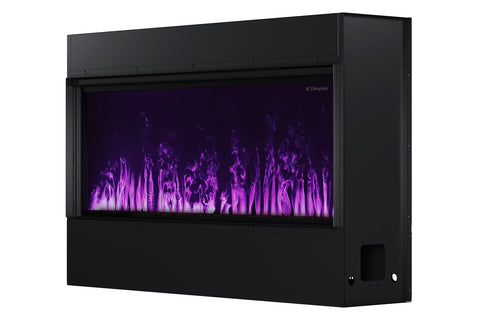 Image of Dimplex Optimyst Linear Water Vapor Built-In Electric Fireplace | Water Mist Fireplace with Heater OLF46-AM