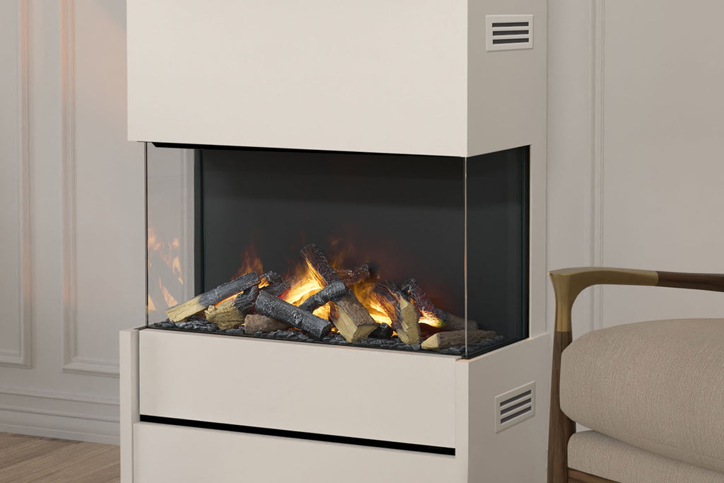 Dimplex 30 Inches Opti-Myst Aura Multi-Sided Built-In Electric Fireplace - 3STEP-RGB-AM - 500003866