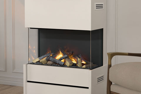 Image of Dimplex 30 Inches Opti-Myst Aura Multi-Sided Built-In Electric Fireplace - 3STEP-RGB-AM - 500003866