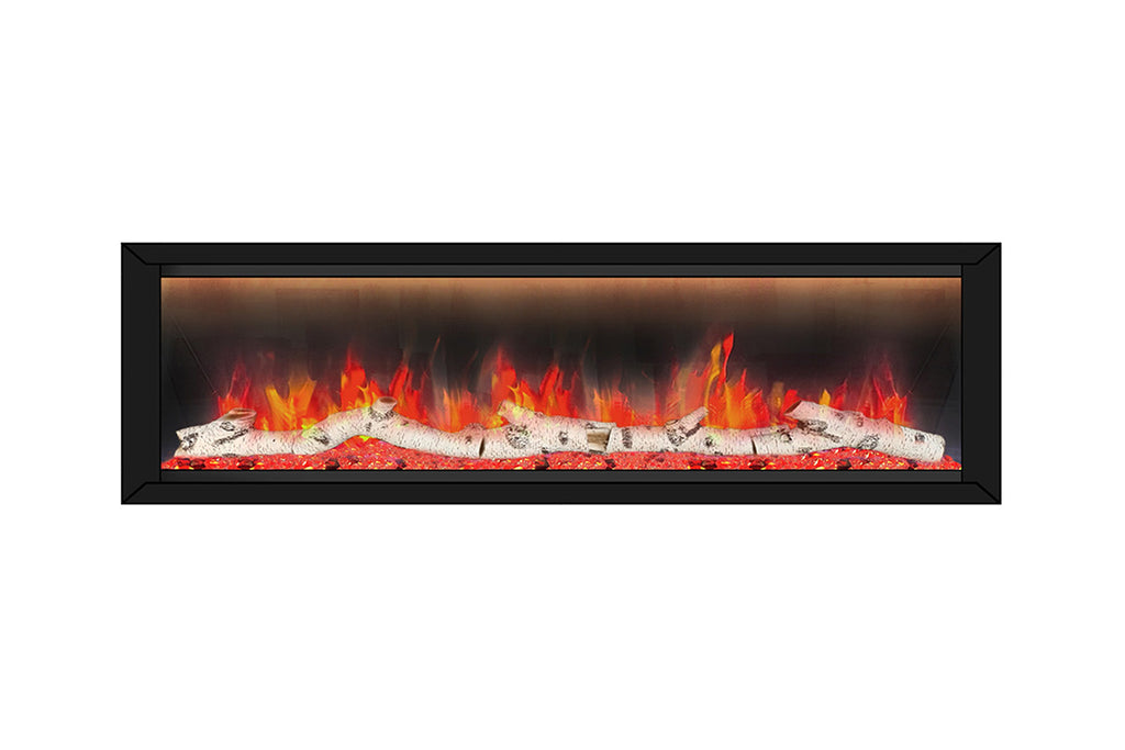 Dynasty Allegro 58 inch Smart Linear Recessed Built in Electric Fireplace | DY-BFM58 | WiFi Dynasty Fireplaces