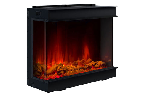 Image of Dynasty Melody 35 Inch 3 Sided 2 Sided Built In Electric Fireplace - DY-BTS35 - Dynasty Fireplaces