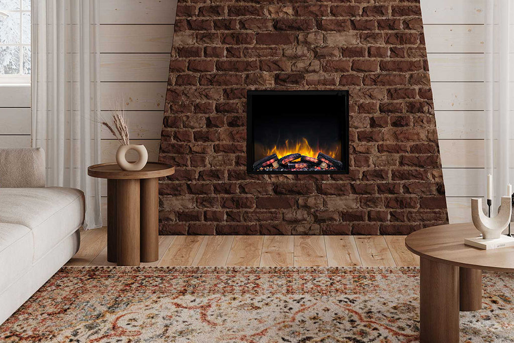 Flamerite Fires E-FX Slim Line 24-inch Built-In Electric Firebox - SL 600 - Electric Fireplace E-FX Slim EFX-SL-600