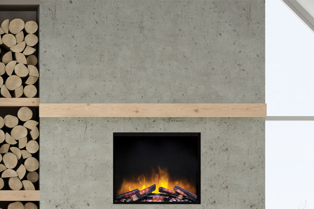 Flamerite Fires E-FX Slim Line 24-inch Built-In Electric Firebox - SL 600 - Electric Fireplace E-FX Slim EFX-SL-600