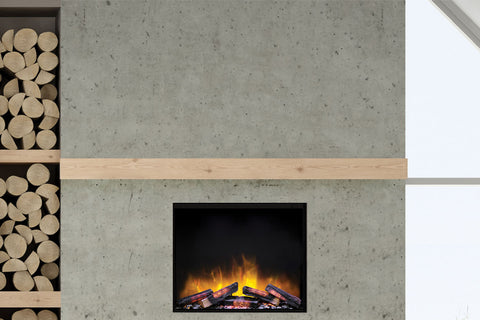 Image of Flamerite Fires E-FX Slim Line 24-inch Built-In Electric Firebox - SL 600 - Electric Fireplace E-FX Slim EFX-SL-600