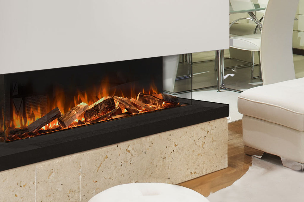 Evonic Fires 60-inch E-Lectra Multi-Side Built-In Linear Electric Fireplace - E-LECTRA60