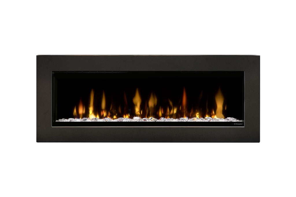Dimplex Evolve Inch Electric Fireplace Wall Mount Mantel - Premium Iron Finish