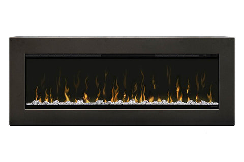 Image of Dimplex Ignite XL  Electric Fireplace Wall Mount Mantel Package in Premium Iron Finish