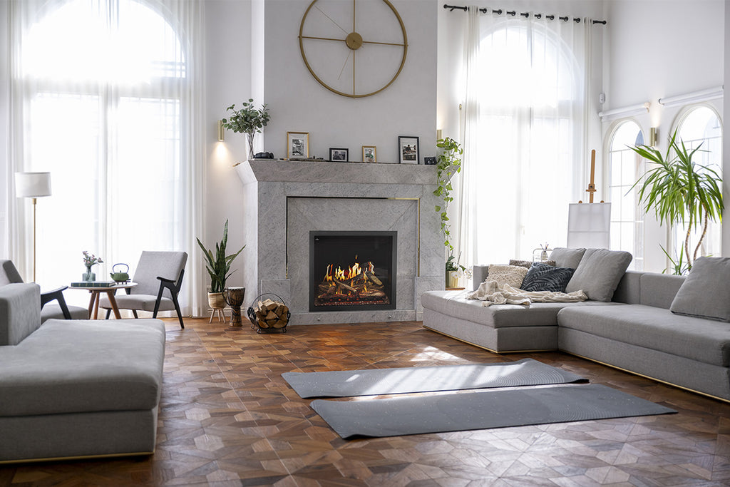 Napoleon Elevation X 36 LCD Virtual Built-In Electric Fireplace - Digital Firebox Insert NEFB36LCD-MF