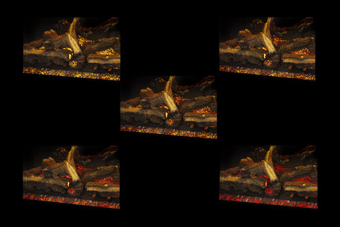 Image of Napoleon Elevation X LCD Virtual Built-In Electric Fireplace Ember Media