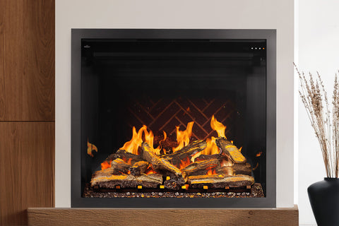Image of Napoleon Elevation X 42 LCD Virtual Built-In Electric Fireplace - Digital Firebox Insert NEFB42LCD-MF