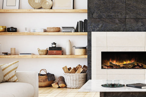 Image of Flamerite Fires E-FX 60-inch 3-Sided 2-Sided Built In Electric Fireplace - FLR-FP-EFX-1500 | Multi Side View E-FX Series