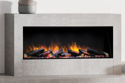 Image of Flamerite Fires E-FX Slim Line 40-inch Linear Built-In Electric Fireplace - FLR-FP-EFX-SL-1000