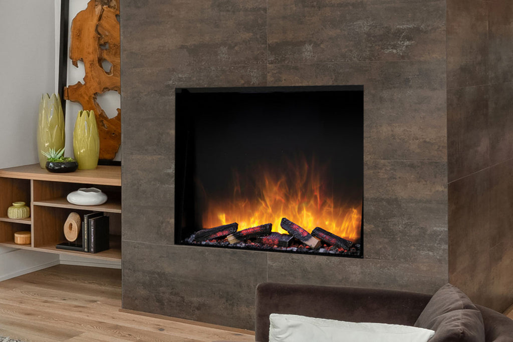 lamerite Fires E-FX Slim Line 30-inch Tall Built-In Electric Firebox - Electric Fireplace E-FX Slim FLR-FP-EFX-SL-750T