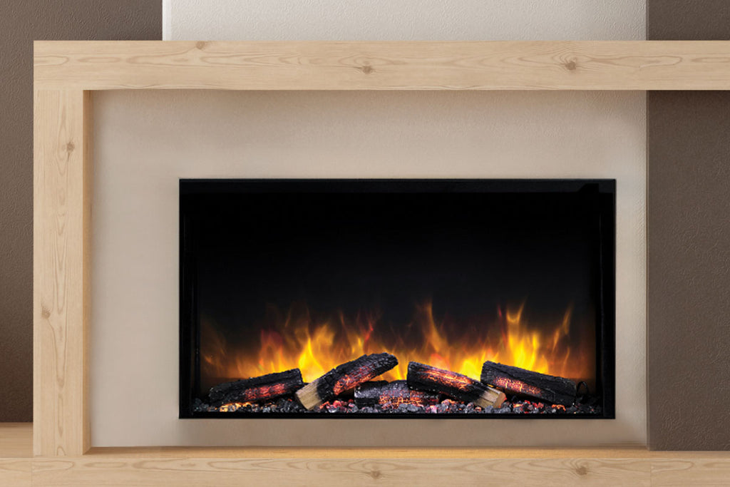 Flamerite Fires E-FX Slim Line 30-inch Built-In Electric Firebox - Electric Fireplace E-FX Slim FLR-FP-EFX-SL-750S